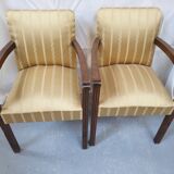Paire de fauteuils art deco