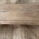 Natural wood coat and hat rack with 2 hooks