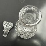 Cristal d'Arques carafe, Longchamps model, 1980s