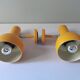 Pair of italian wall lamps stilux milano 70s