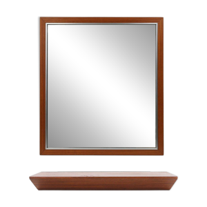 Miroir en teck du milieu