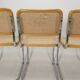 Ensemble de 5 chaises Cesca vintage par Marcel Breuer