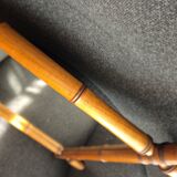 Vintage Belle Epoque Bamboo Turned Wood Mirror