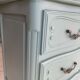 Commode style louis XV Verte