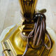 Empire / Directoire living room lamp in gilded bronze, mid-20th century