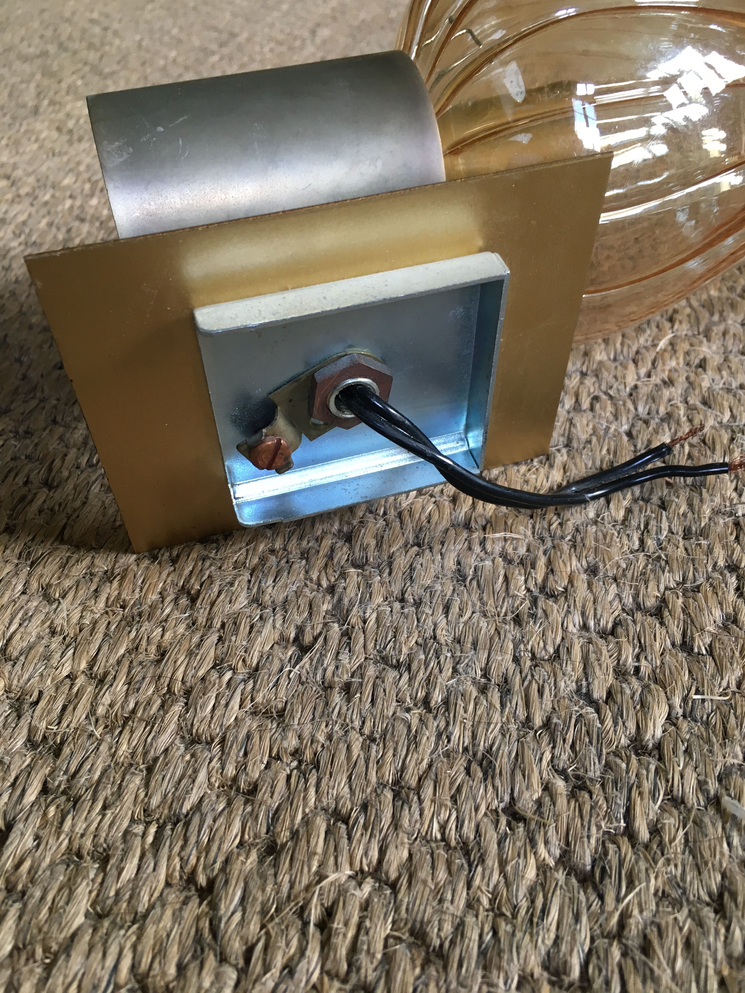 Pair of vintage wall lamps