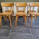 Set of 6 vintage 1970s bistro chairs
