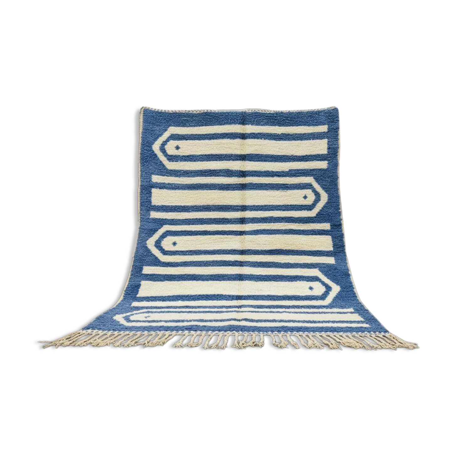 Handmade natural Berber rug 2.5x1.5 m