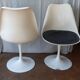 Series of 4 tulip chairs by Eero Saarinen for Knoll