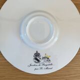 KG Lunéville Garden of Bagatelle tea cups MURAT