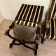 Large paire de fauteuils style Louis XIV en noyer