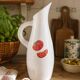 vintage ceramic pitcher Longchamp tomato hard-boiled egg design