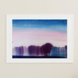 Minimalist landscape ink drawing 2