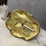 Art Nouveau period Heron lamp in bronze with double patina
