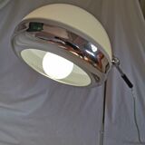 Articulated lamp, plastic and chrome, mushroom, 1970 style