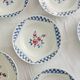 Set of 6 Lunéville K&G soup plates, Henri decor