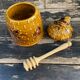 Hive in faience -honey pot-years 60