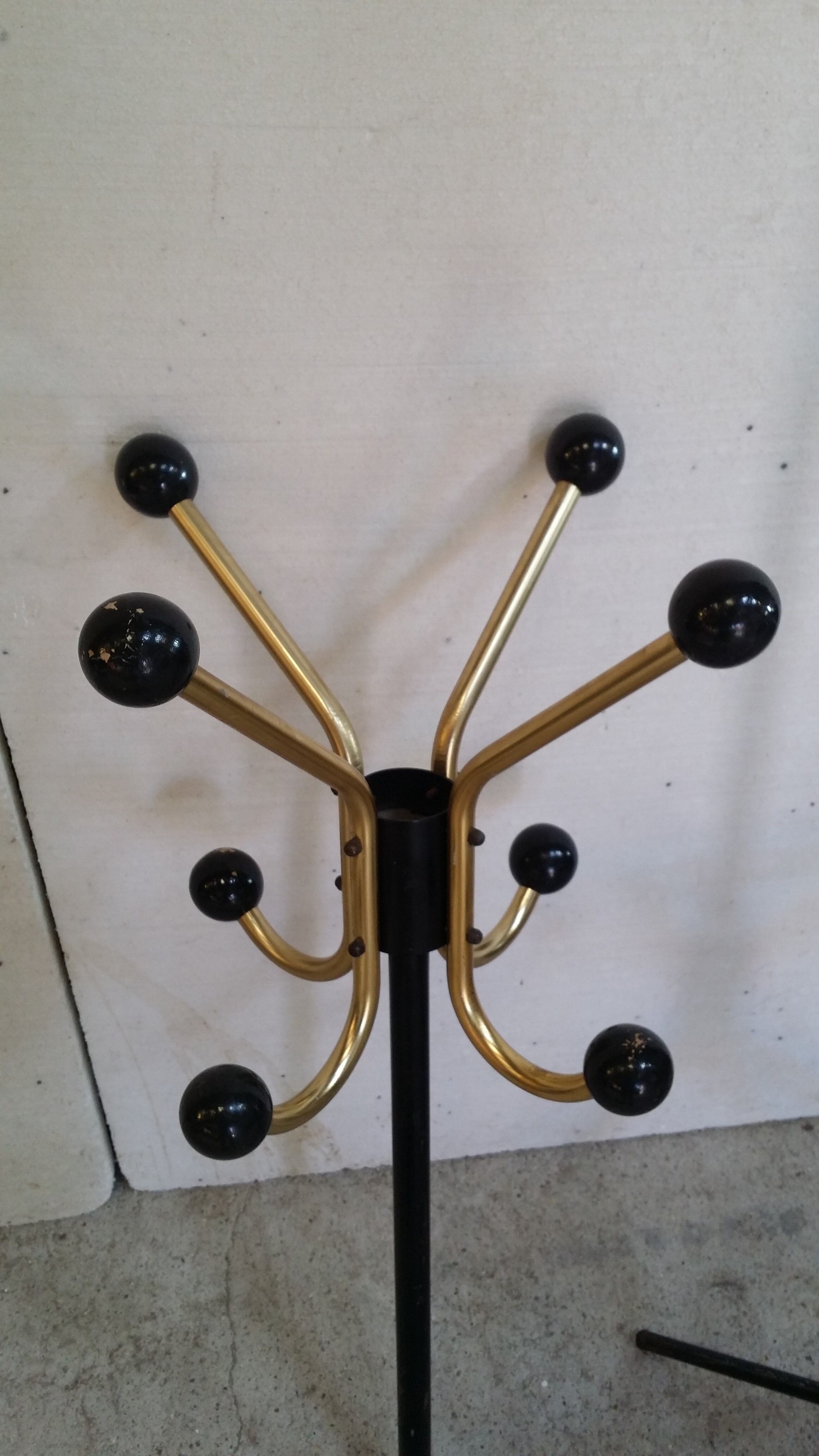 standing coat rack from the 70s