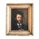 Portrait man oil on canvas 19th