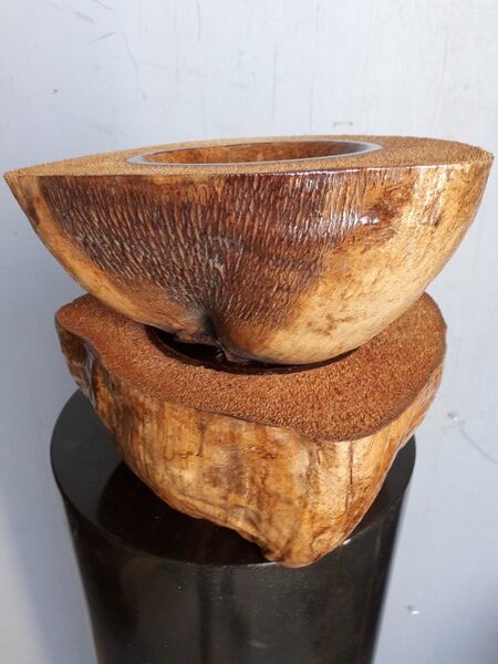 Seau à glaçon noix de coco vintage 1960