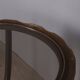 Vintage 1950s wood and glass coffee table, italian design