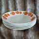 5 vintage deep plates Moulin des Loups