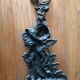 Cast iron door block cherub