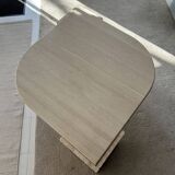 Travertine coffee table Roche Bobois