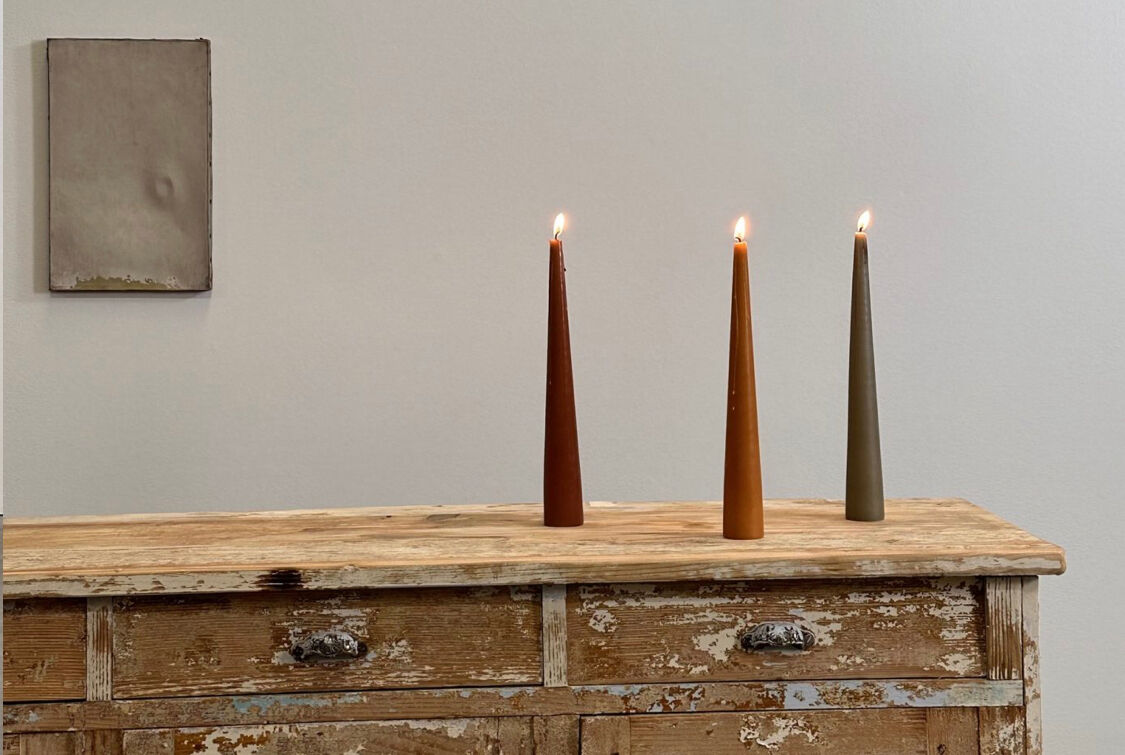 Painted store cabinet