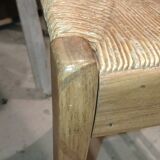 Old straw chair