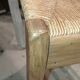 Old straw chair