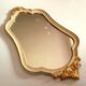 Miroir mural florentin en bois - vintage