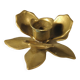 Brass flower candle holder