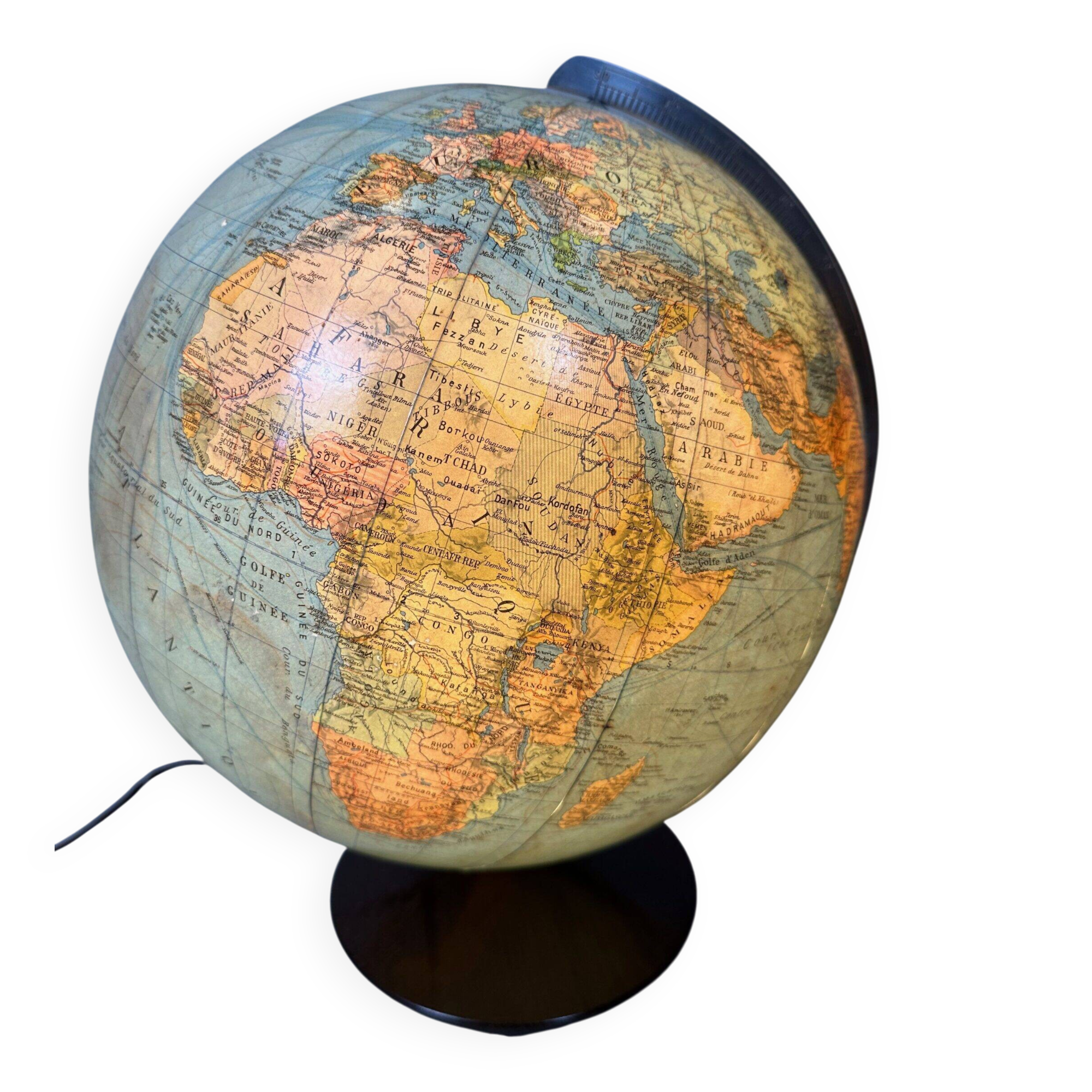 Globe vintage 'Colomb' / éclairage – verre