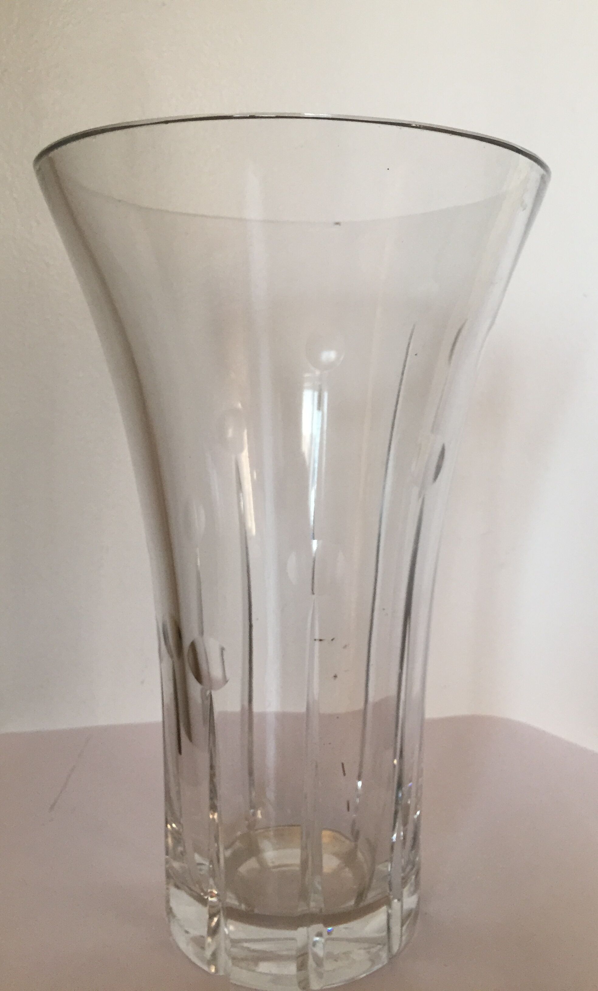 Crystal vase