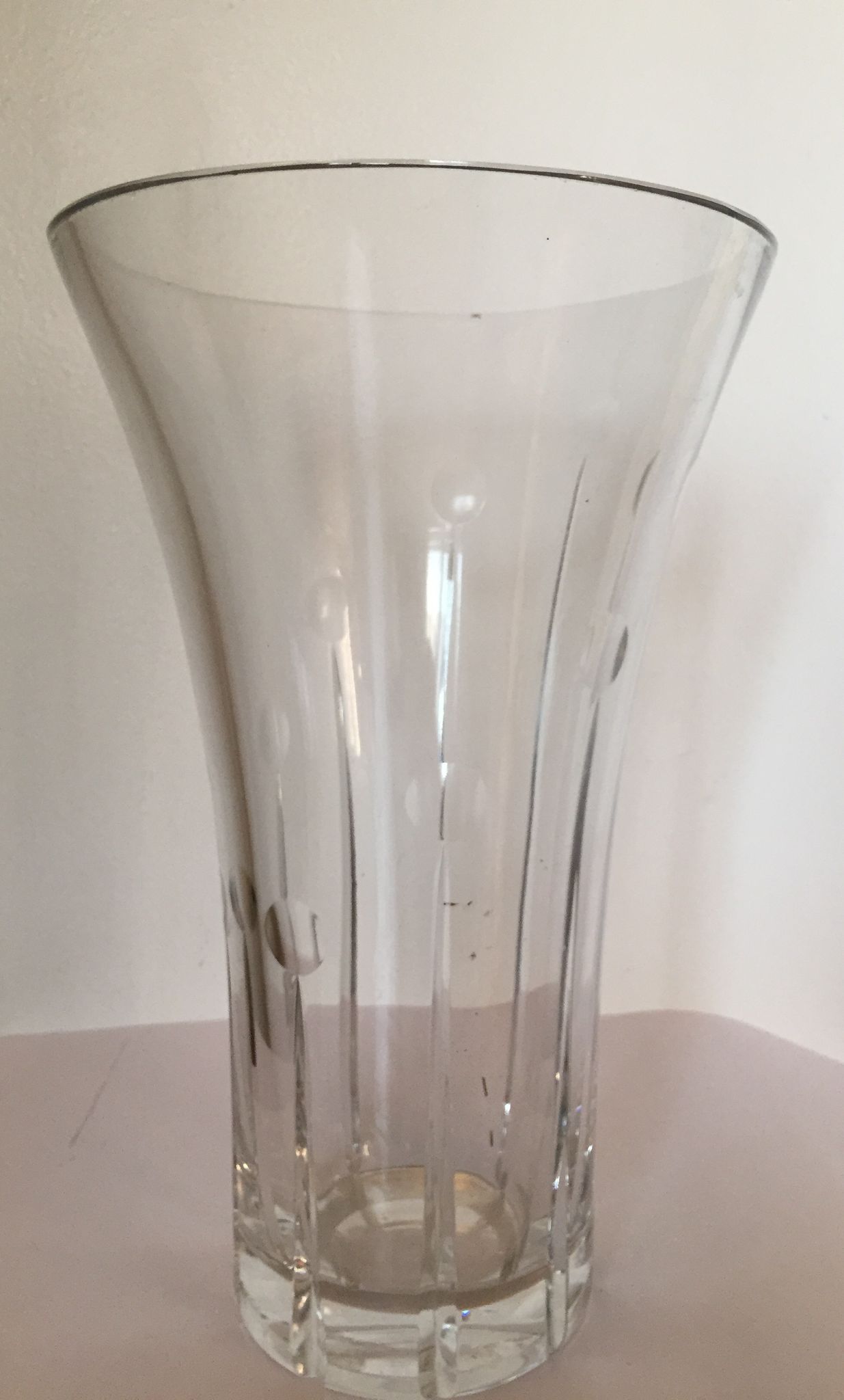 Crystal vase