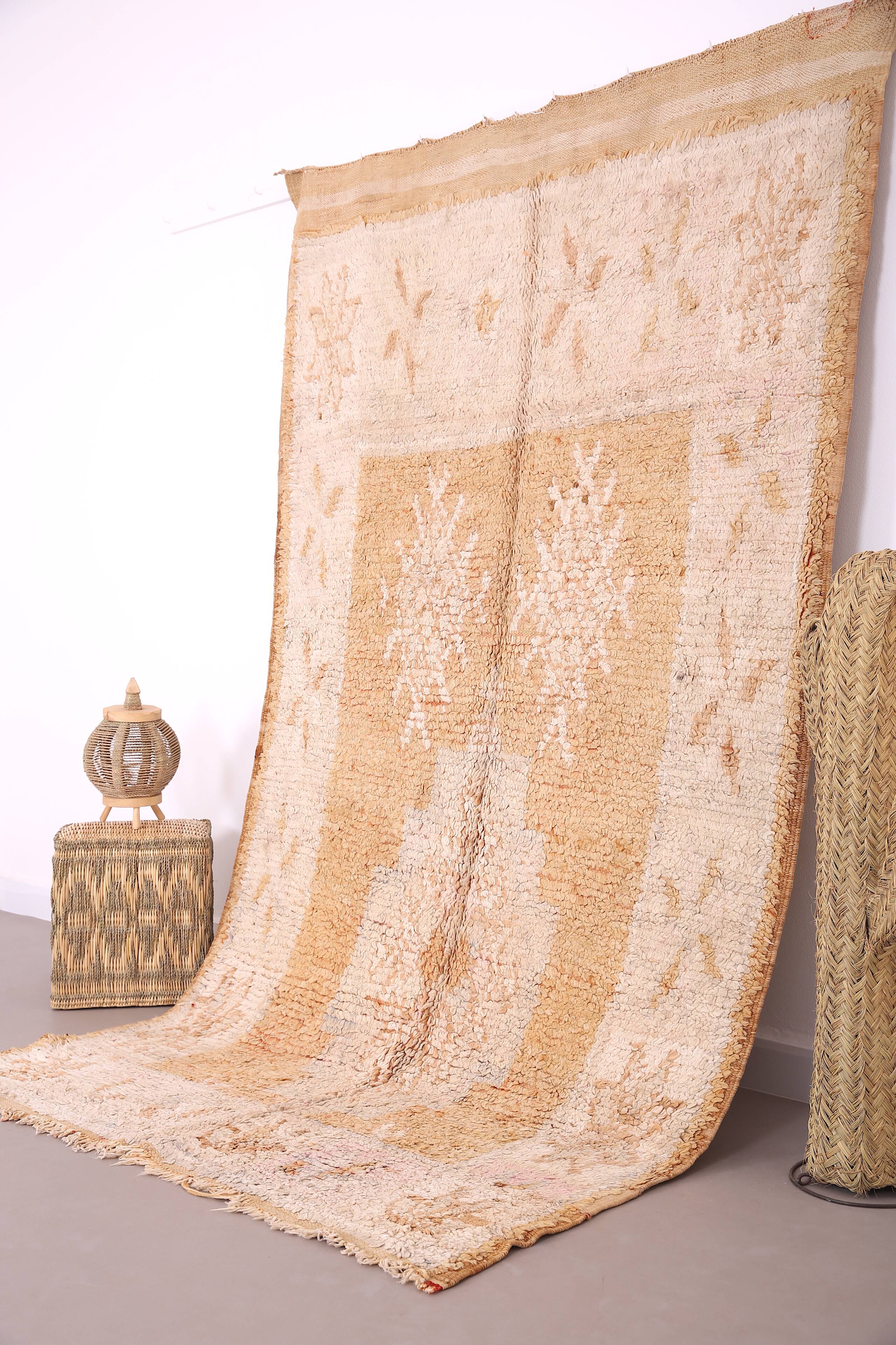 Yellow Vintage Berber Rug 153 CM X 266 CM - Tapis berbere vintage