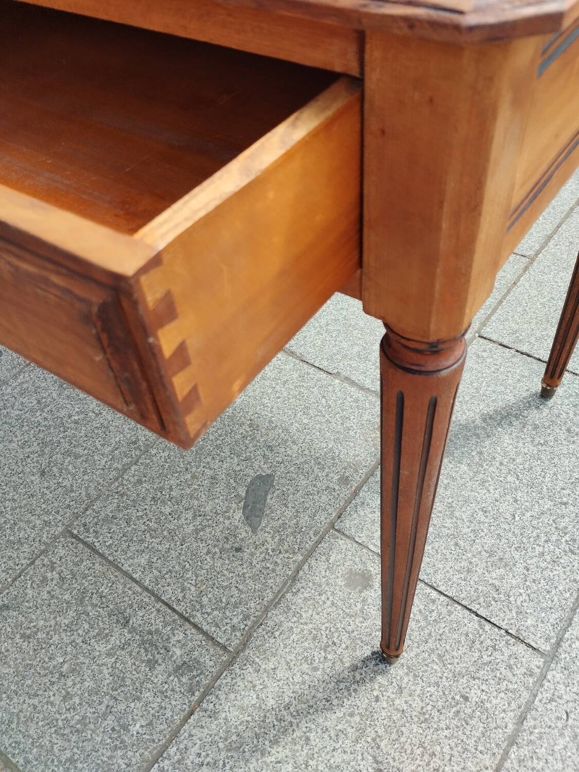 Old Louis XVI style flat desk