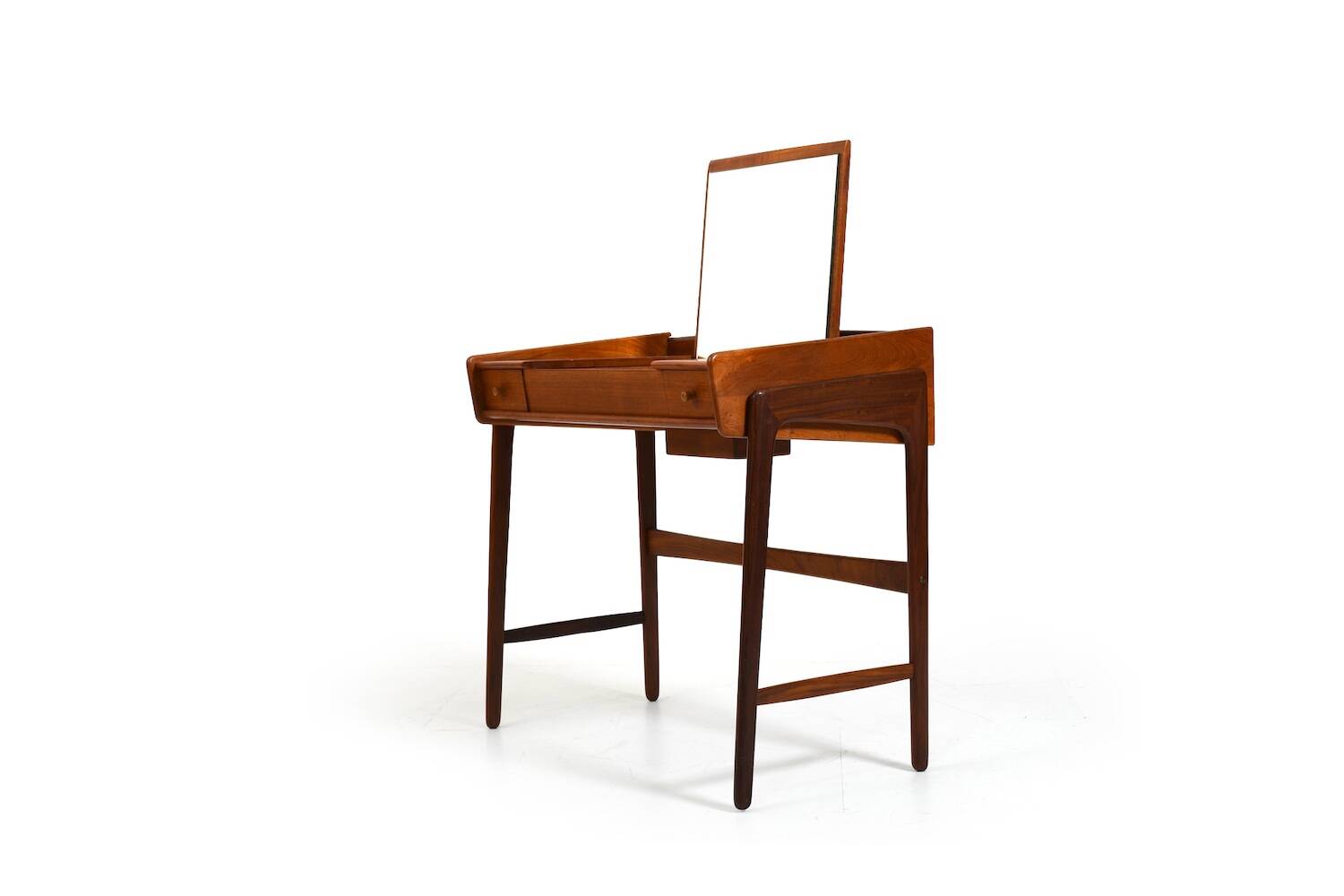 Fine Danish Vanity Table or Desk in Teak