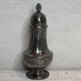 Ancienne saupoudreuse Gallia en métal argenté style Louis XVI