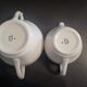 1 milk jug and 1 sugar jar