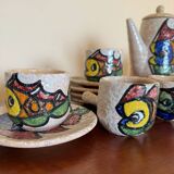 60s ceramic coffee set