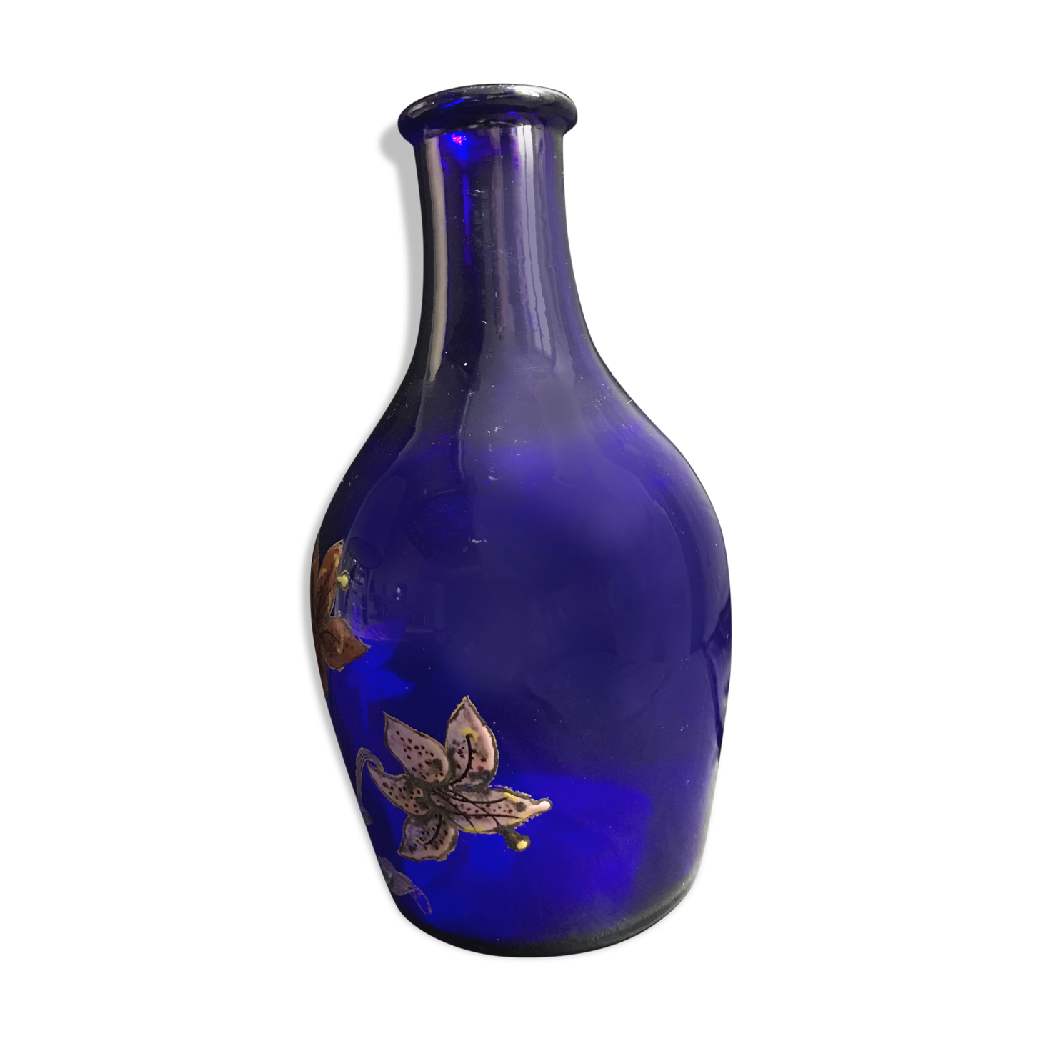 1317 Marked with enamel at the heel - Carafe - Napoleon III - Enamel glass
