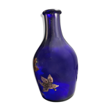 Carafe Napoléon III verre émaillé 1317 marquée à l’émail au talon -
