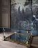 Designer coffee table in plexiglass and brass from the 70s DLG Maison Charles