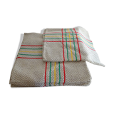 8 serviettes de table trame lin 54 x 54
