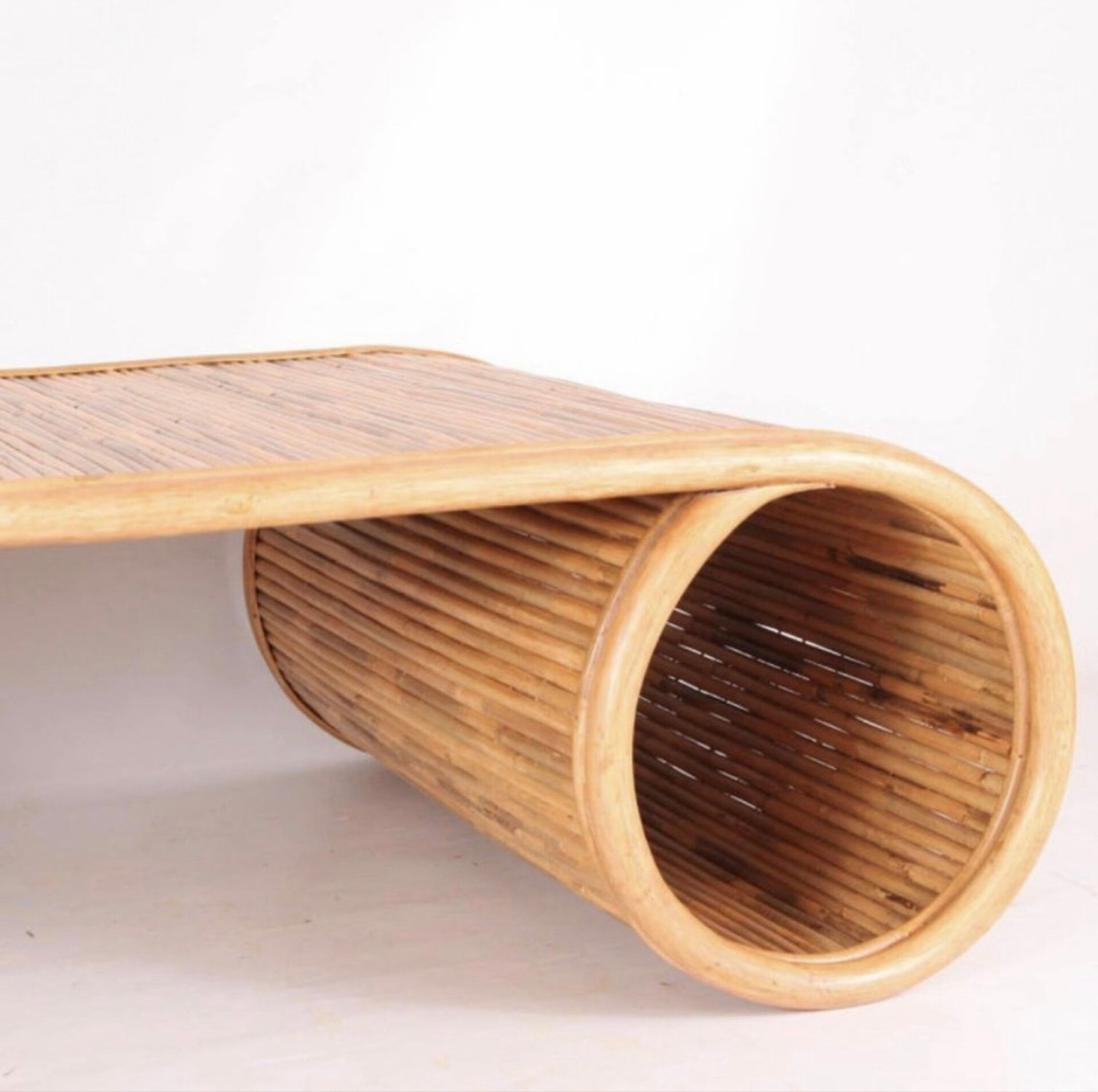 Rattan coffee table