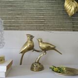 Couple brass birds