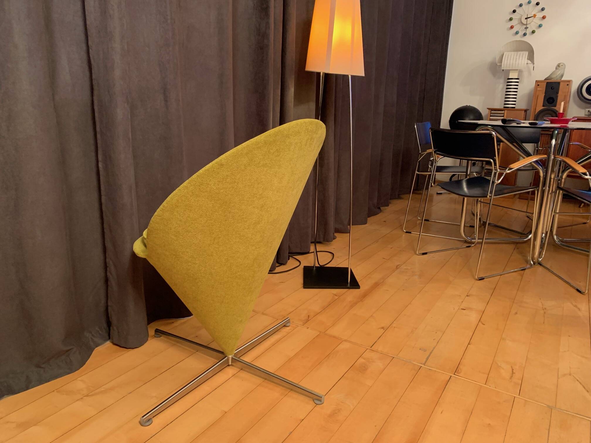 Cone chair, model K1, designed by Verner Panton, Plus-Linje, Denmark, 1950s