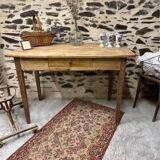 table with vintage drawer